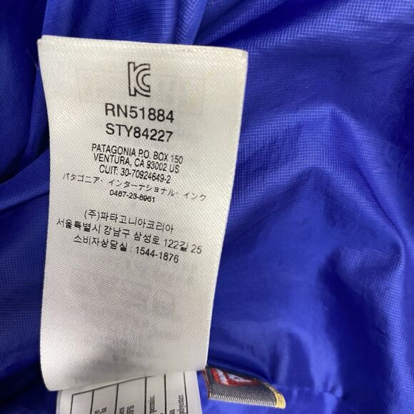Patagonia Nano Puff Hoodie Womens M Cobalt Blue Primaloft Insulated Jacket 84227 - Picture 10 of 12